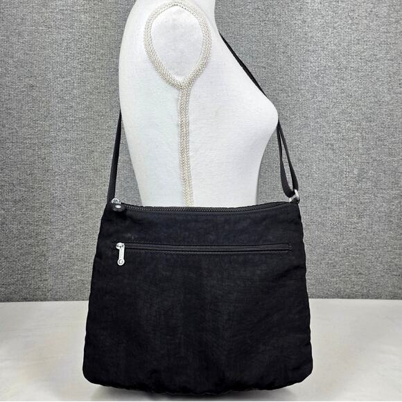KIPLING WOMEN'S BLACK ALVAR NYLON CROSSBODY BAG – WATER RESISTANT - NO CHARM - Picture 2 of 14